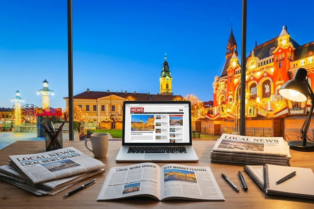 News reporting and daily local life
